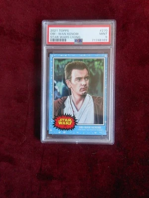 Star Wars Topps Living 2021:  Obi-Wan Kenobi #270 PSA Graded MINT 9 - Image 1 of 3