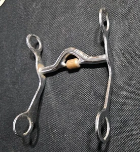 Schneiders FES Horse Bit Western Port/ Copper Roller Mout | Pinchless Design - Picture 1 of 3