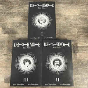 DEATH NOTE: Schwarze Ausgabe Band 1-3 von Tsugumi Ohba Kunst von Takeshi Obata Taschenbuch - Bild 1 von 6