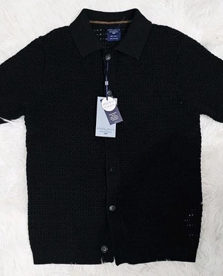 Camisa Texturizada Jacquard Acero y Jalea Para Hombre Algodón Premium Talla S Diseño Británico Nueva Con Etiquetas Foto 1 de 4