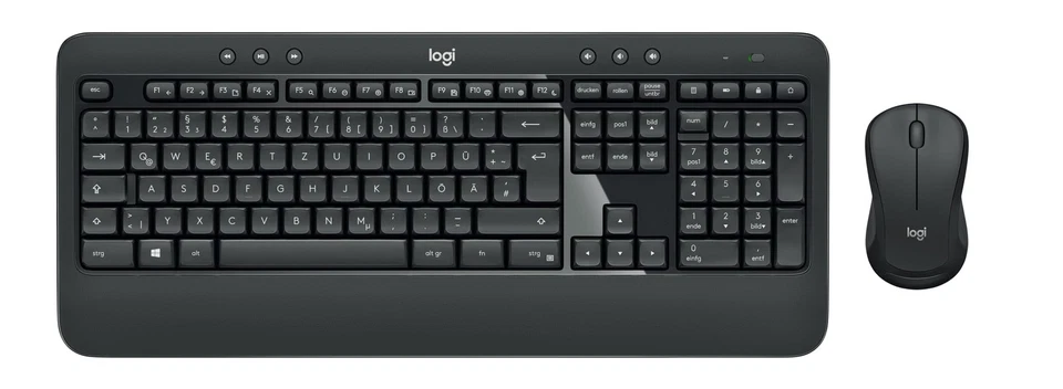 Logitech MK540 Advanced Wireless Keyboard and Mouse Combo for Windows, QWERTZ Ge - Image 1 of 4