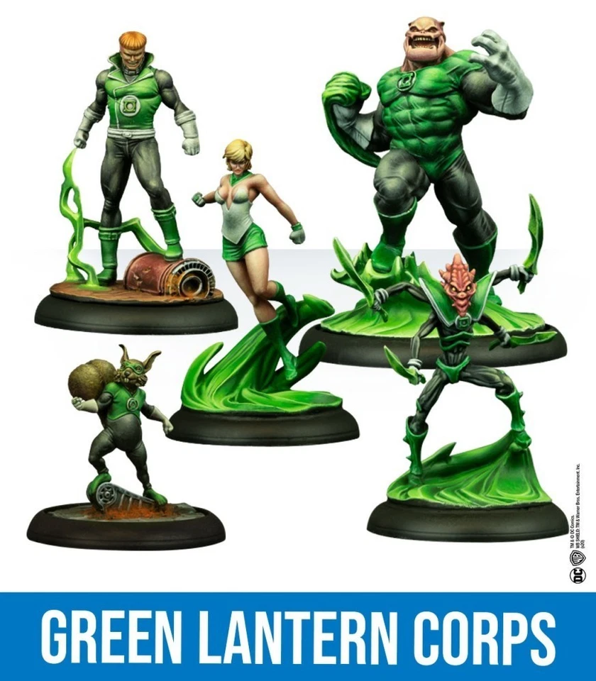 Knight Models DC Universe 35mm Green Lantern Corp unpainted resin figure - Image 1 of 1