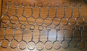 20x DÓLAR DE PLATA Portamonedas Bisel Plateado Morgan, Paz, IKE con Llavero - Imagen 1 de 5