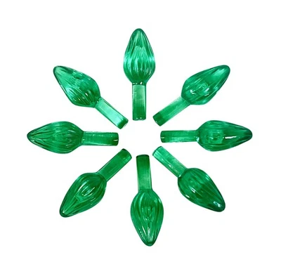 Adornos de luz de árbol de Navidad de cerámica estilo torcido pequeño National Artcraft -... Foto 1 de 4