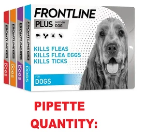 Frontline Plus Fleas, Ticks Treatment For Medium Dog (10-20kg) 1, 3, 6 Pipette - Picture 1 of 2