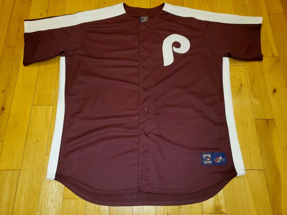 Majestic 1979 Philadelphia Phillies Cooperstown Collection MLB Team JERSEY 3XL - Image 1 of 4