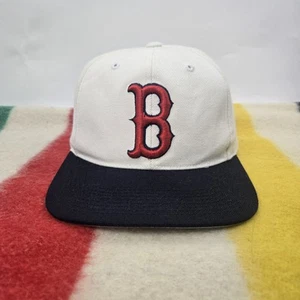 VTG BOSTON RED SOX WOOL BLEND Snapback Hat VINTAGE ONE SIZE GROSS CAP 90s - Picture 1 of 6