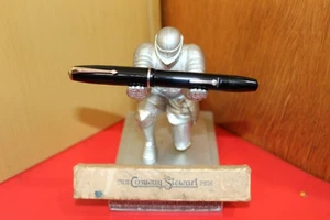 Vintage Boxed Black GT Conway Stewart 28 Fountain Pen 14ct Gold Conway Nib. - Picture 1 of 17
