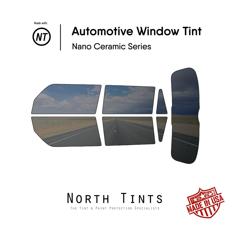 Película de tinte de ventana precortada nano cerámica vidrio automotriz para Scion xB 2008-2015 Foto 1 de 4