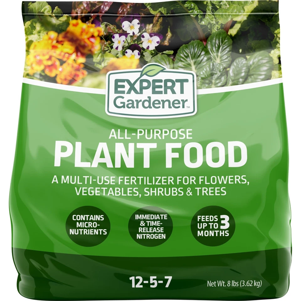 Expert All-Purpose Plant Food Fertilizer 12-5-7 4 lb Versatile Use
