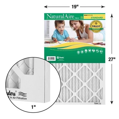 Filtro de aire plisado 19x27 x1 (paquete de 12) clasificación Merv 11 Foto 1 de 3