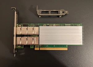 Intel E810-CQDA2 Dual Port QSFP28 100Gbe PCIe 4.0 x16 Karta sieciowa Testowana nic - Zdjęcie 1 z 3