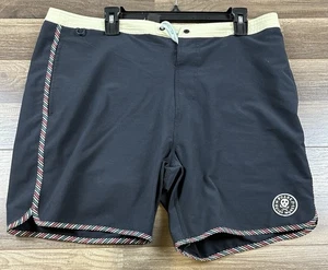 Roark Boardshorts Uomo 36 Nero The Chiller 17 Tuamotu Tasche Elasticizzate RB452 - Foto 1 di 6