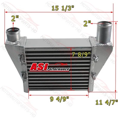 Turbocharged Front Intercooler for 97-01 Audi A4 Quattro/98-2000 VW Passat 1.8L Foto 1 de 4