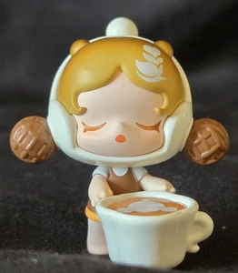 Fève pop pop Pop Mart SkullPanda Coffee Factory ~ Secret~ - Photo 1/5