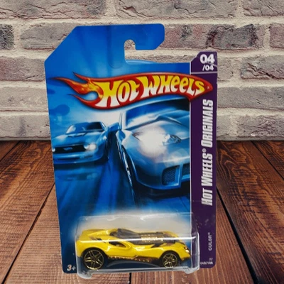 Hot Wheels 1:64 Scale Yellow Sports Car Diecast Toy Vehicle Collector - Image 1 of 3