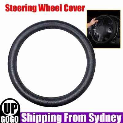 Silicone Leather DIY Car Steering Wheel Cover Protection Needle 13"-16" Parts - image 1 of 4