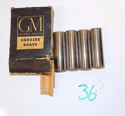 NOS 1952 1953 1954 PONTIAC PISTON PIN SET OF (4)  GM 516693 - Image 1 of 2