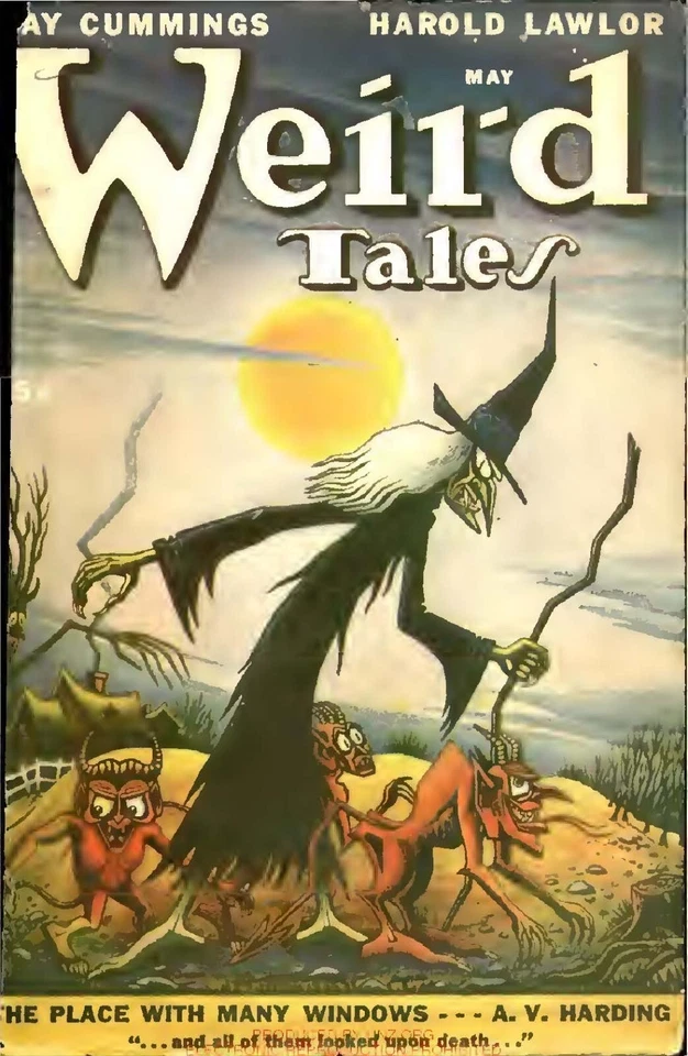 Weird Tales 1947 May FACSIMILE REPRINT - Image 1 of 1