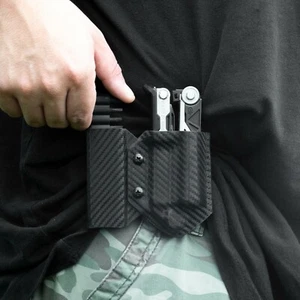 Clip & Carry Kydex Multitool Sheath - For the Gerber CENTER-DRIVE w/ Bit Sidecar - Picture 1 of 17