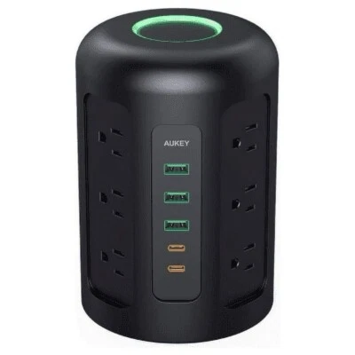 AUKEY PowerHub XL 12 Socket Power Hub AC USB USB-C Surge Protector PA-S24 - Image 1 of 4