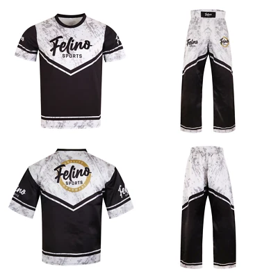 Felino 2 Piece Sublimated Kick Boxing Muay Thigh Mixed Martial Arts Uniform Set - Image 1 of 2
