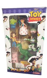 Vintage Disney 1998 yutaka Toy Story Miniature Figures Japan Box Mini Woody Buzz - Picture 1 of 11