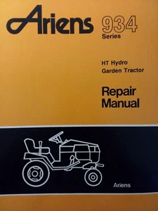 Ariens HT series Hydrostatic Drive Lawn Garden Tractor Repair Service Manual - Picture 1 of 13