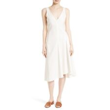 THEORY Women's Sleeveless Dress Tadayon Solid Ivory Size US 6 H0303606
