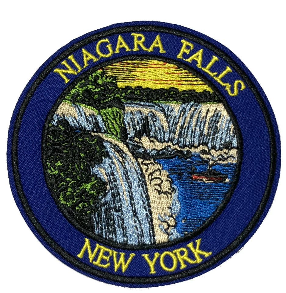 Niagara Falls, New York Patch Embroidered Iron-on Applique Park Travel Souvenir - Image 1 of 4