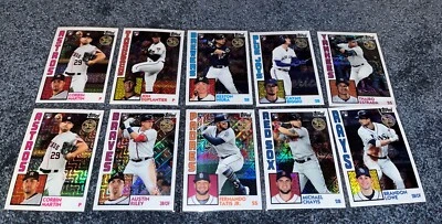 (10) 2019 Topps Silver Pack Chrome MOJO Rookie RC Refractor LOT Tatis Riley ‘84 - Image 1 of 4