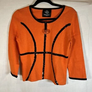 Michael Simon roter Basketball Vintage Pullover S ~ Bougie Basketball Frauen - Bild 1 von 5