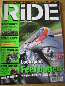 RIDE MAGAZINE SEP 2000 FAST BIKES CAGIVA RAPTOR ONE-PIECE LEATHERS TESTED RATED - Picture 1 of 3