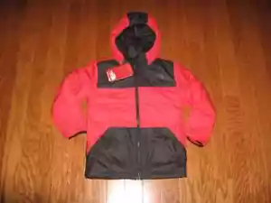 The North Face REVERSIBLE Fleece Hoodie Winter Coat Boys Size L NWT - Picture 1 of 5