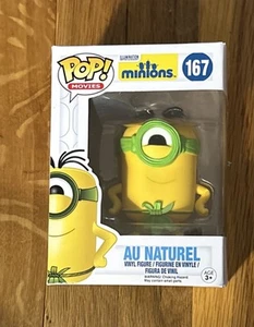 Funko Pop! Movies Minions #167 AU NATUREL MINT Unopened Original Box - Picture 1 of 3