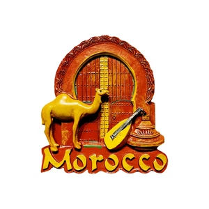 Morocco Tourism Tourist Travel Souvenir 3D Resin Refrigerator Fridge Magnet Gift - Picture 1 of 3