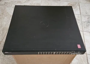 Dell PowerSwitch N1500 N1524P 24-portowy gigabitowy przełącznik PoE+ i 4x przełącznik Ethernet SFP+ - Zdjęcie 1 z 7