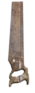 Henry Disston & Sons Cast Steel Philadelphia Back Saw RARE 22" Antique Tool - Picture 1 of 20