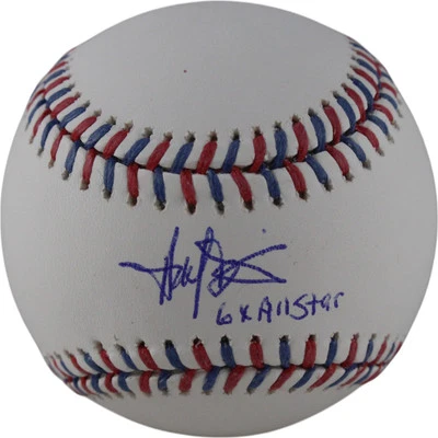 Harold Baines Autografiado Chicago White Sox OML Béisbol 6x AS Beckett 49182 Foto 1 de 4