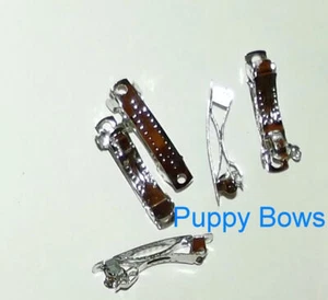 french DIY hair clips barrettes for pet dog hair bows blank findings - Picture 1 of 2