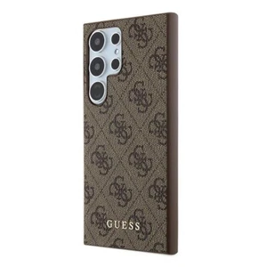 Guess Metal Logo TPU Case for Samsung Galaxy S24 Ultra S928 Brown - Picture 1 of 4