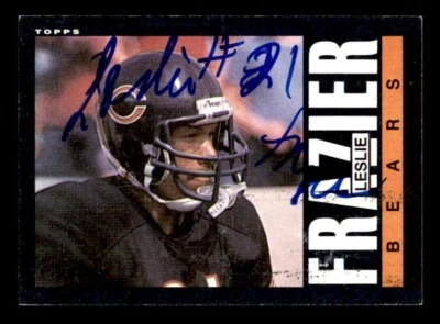 1985 Topps Football #27 Leslie Frazier Signed Autograph (no COA) - Image 1 of 2