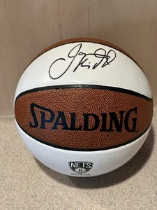 Jason Kidd Autographed White Panel Basketball No COA Signed Nets Mavericks ROY - Picture 1 of 5