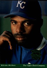 1994 Upper Deck All-Star Jumbos Baseball Card #13 McRae/Appier