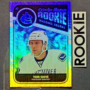 YANN SAUVE RC  2011/12  O-Pee-Chee Marquee ROOKIE RAINBOW #553 Vancouver Canucks