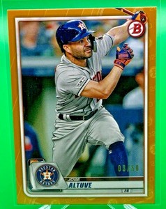 JOSE ALTUVE - Pick From List - ALL MINT - Baseball Cards - Houston Astros