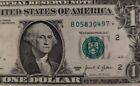 New ListingError Star Note Over Inked Digit Replacement Misprint Fancy $1 B05830497⭐