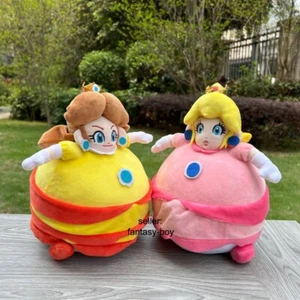 2Pcs Super Mario Bros Wonder Plush Toys Balloon Peach Daisy Stuffed Animal Doll - Picture 1 of 11