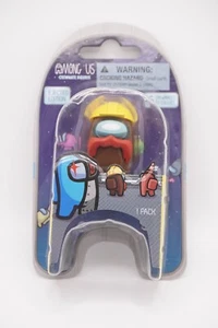 Amoung Us - Series 2 - Mini Figure Collect all 16 Brown w/ Mustache & Hard Hat - Picture 1 of 2