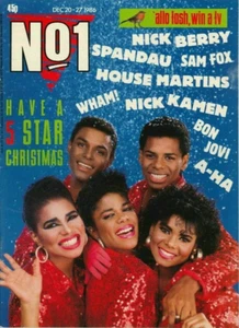 Revista Nº 1 20 de diciembre 1986 Bon Jovi Samantha Fox Wham Spandu Five Star Kamen - Imagen 1 de 2